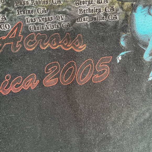 VTG TOM PETTY & THE HEARTBREAKERS Smoking Across America 2005 Tee - Picture 8 of 9